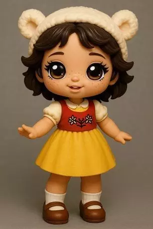 Na Na Na Surprise - Heidi Printable Doll 3D print model_0