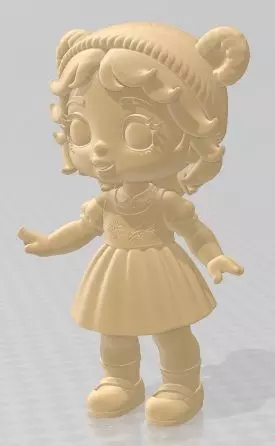Na Na Na Surprise - Heidi Printable Doll 3D print model_1