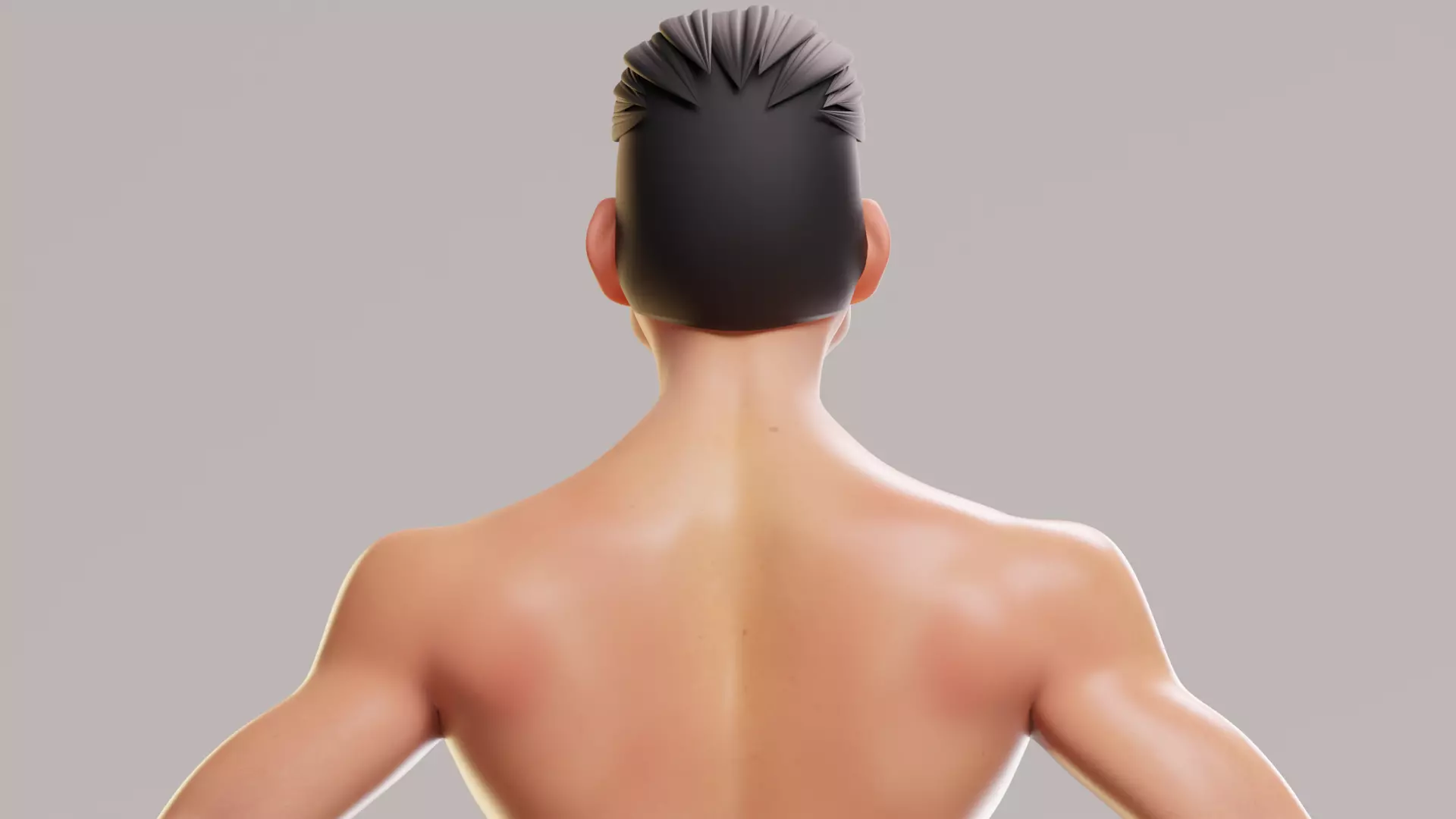 Cartoon male character Stan game ready Low-poly 3D  Low-poly 3D model_4