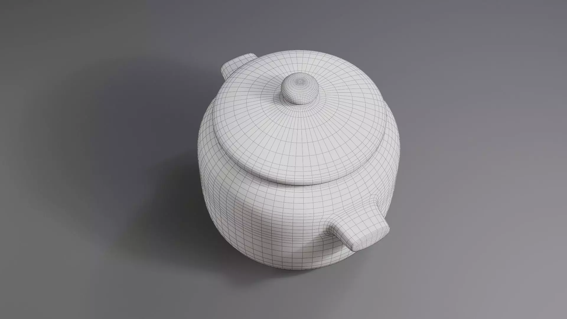 Clay Pot 3D model_6