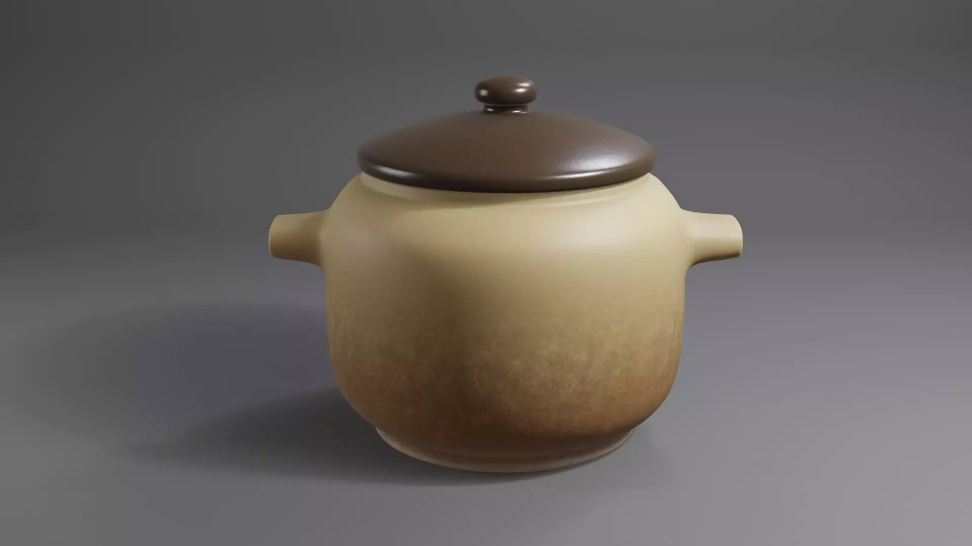 Clay Pot 3D model_2