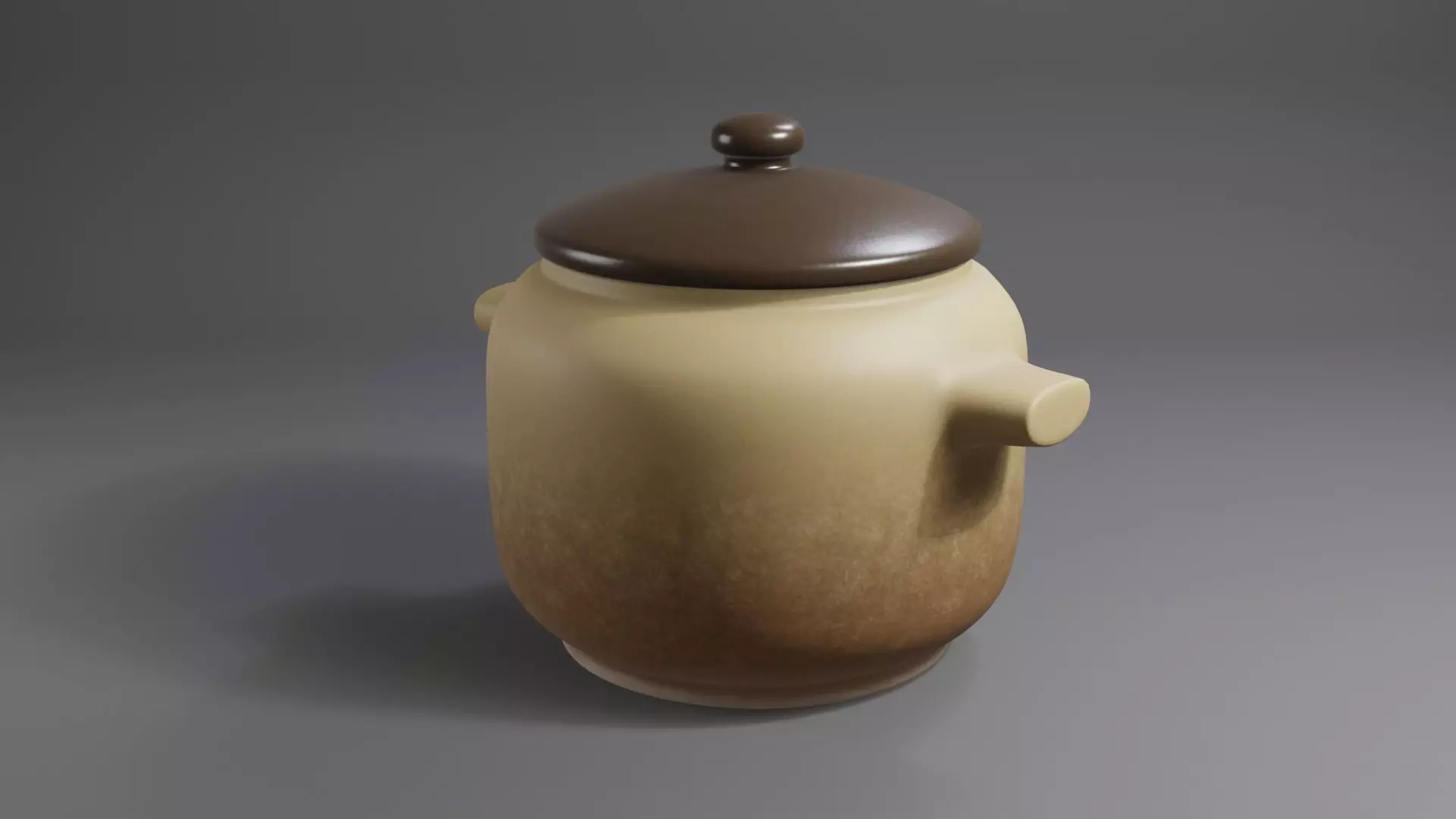 Clay Pot 3D model_0