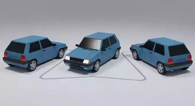 LOW POLY 3d cars