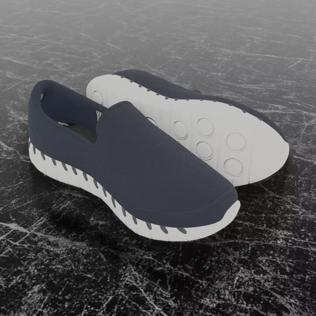SKECHERS GO WALK SMART 2 3D SHOES Low-poly 3D model
