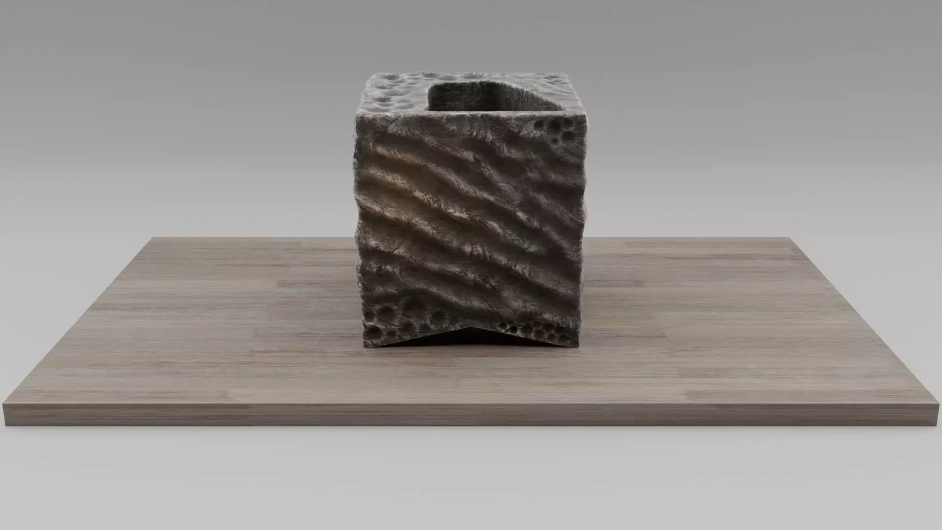 stl-Wave patterned vase 4 3D print model