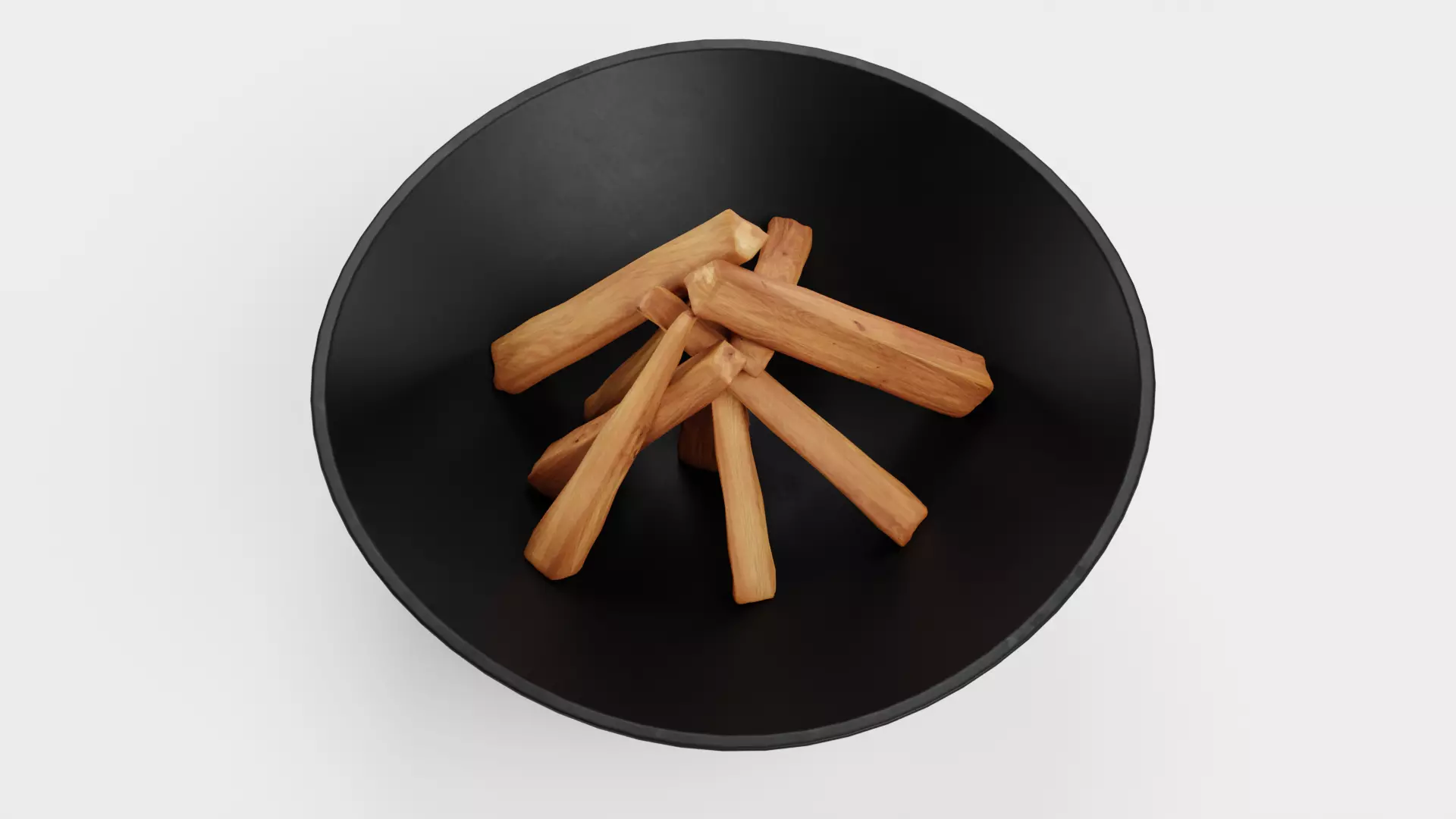 -Fire Pit V1- Low-poly 3D model_4