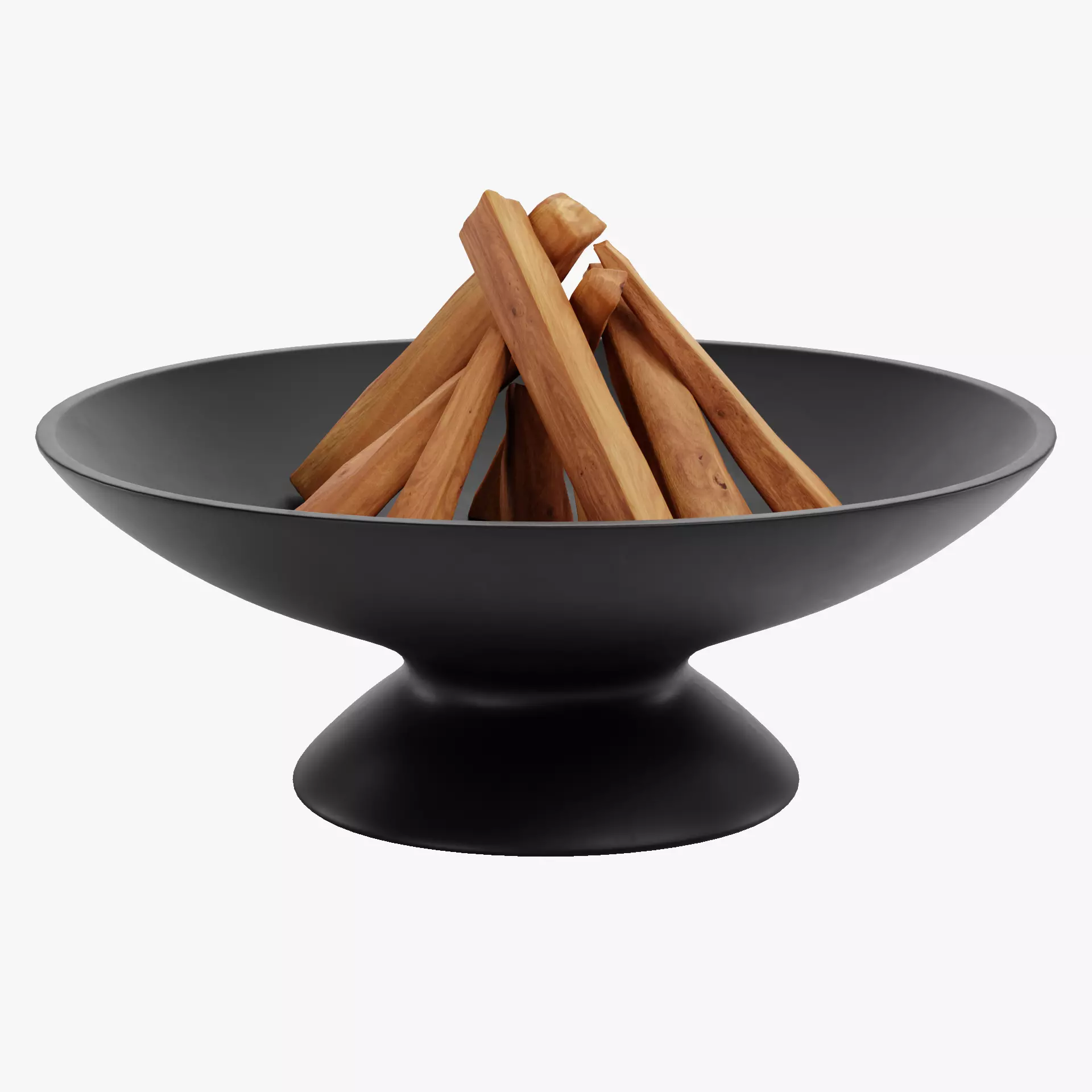 -Fire Pit V1- Low-poly 3D model_11