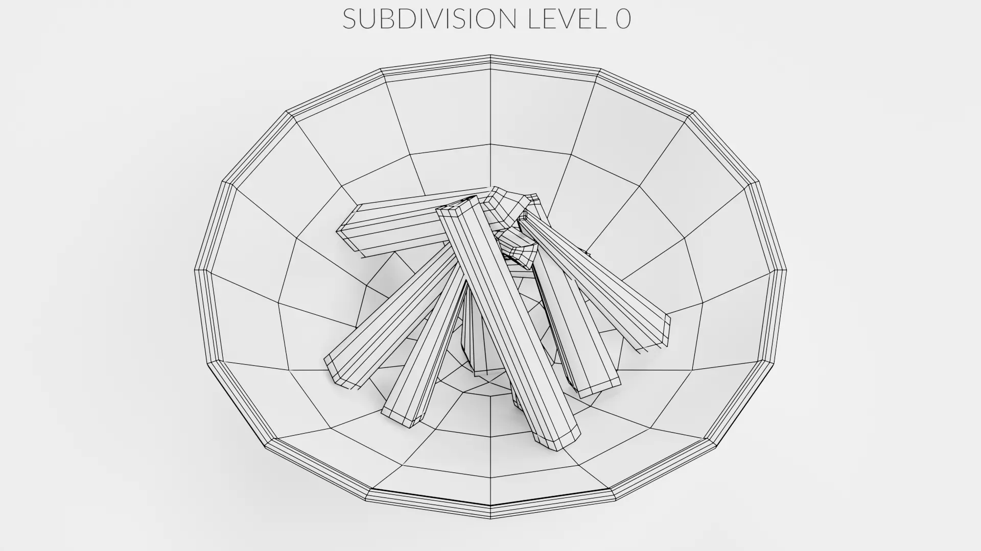 -Fire Pit V1- Low-poly 3D model_9