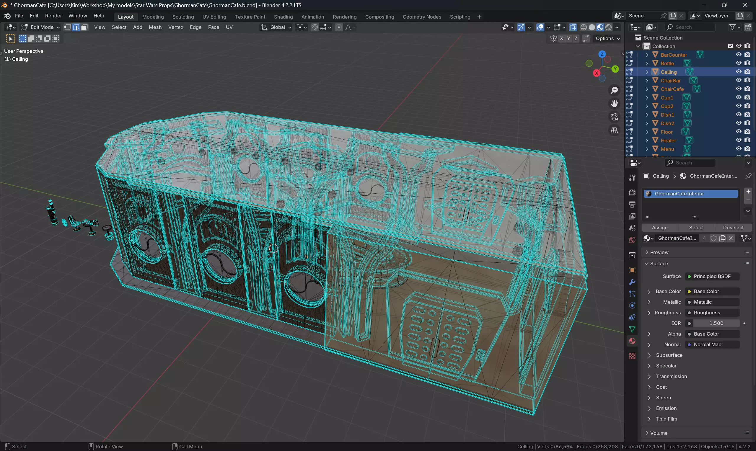 Ghorman Cafe - Star Wars Andor 3D model_5