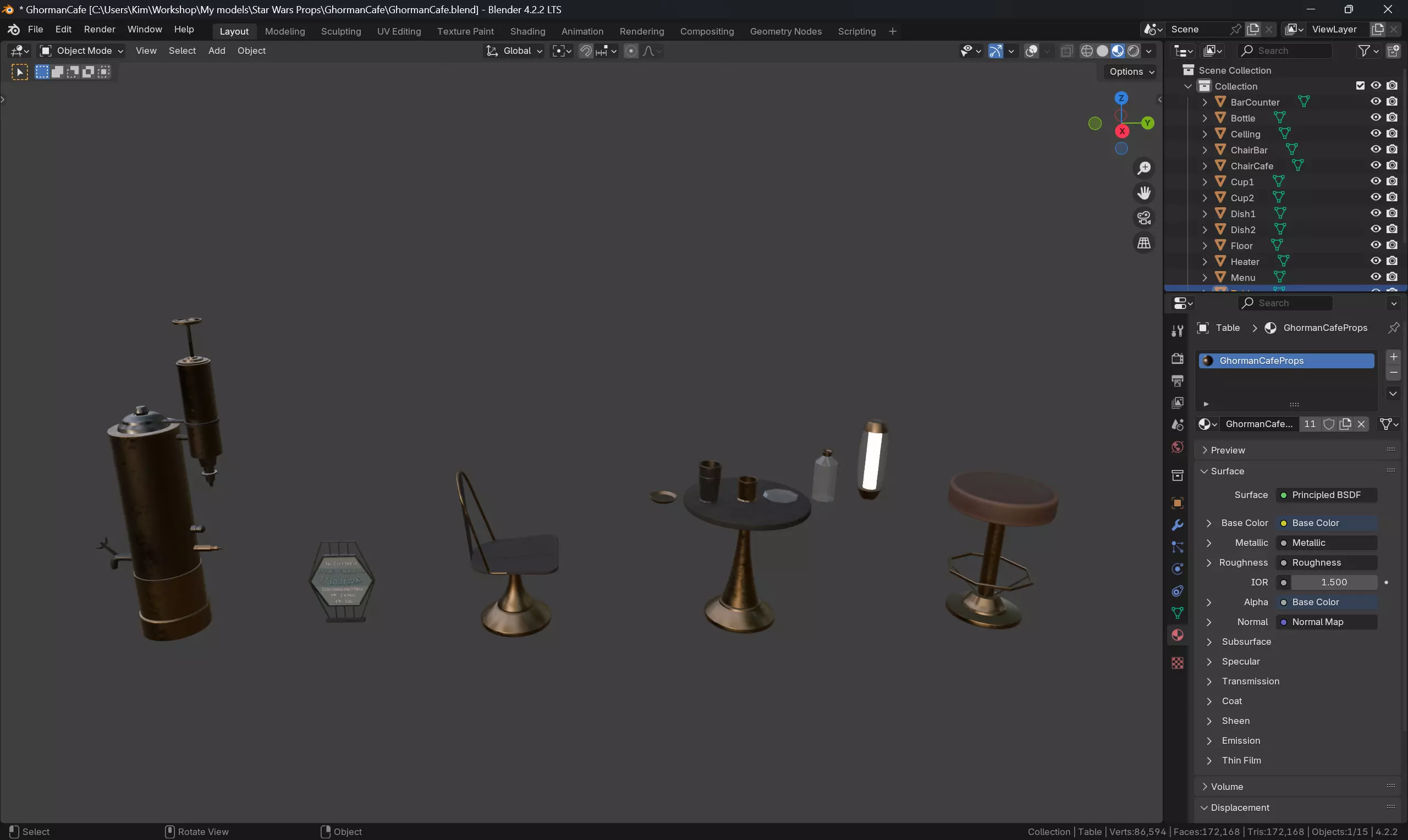 Ghorman Cafe - Star Wars Andor 3D model_3