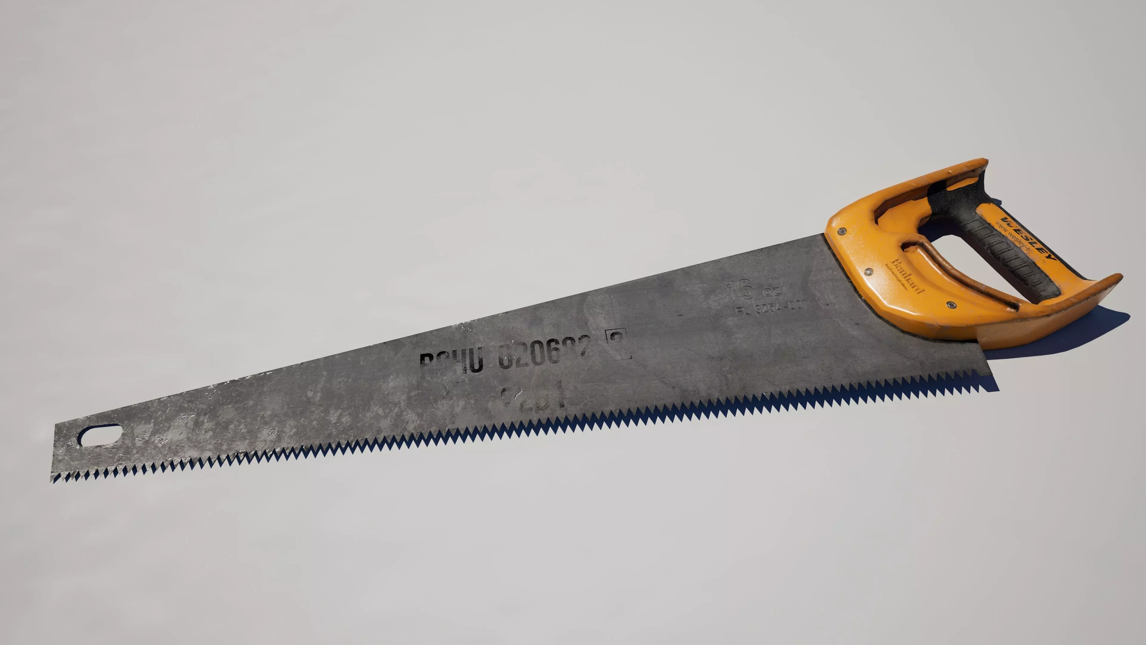 Handsaw Low-poly 3D model