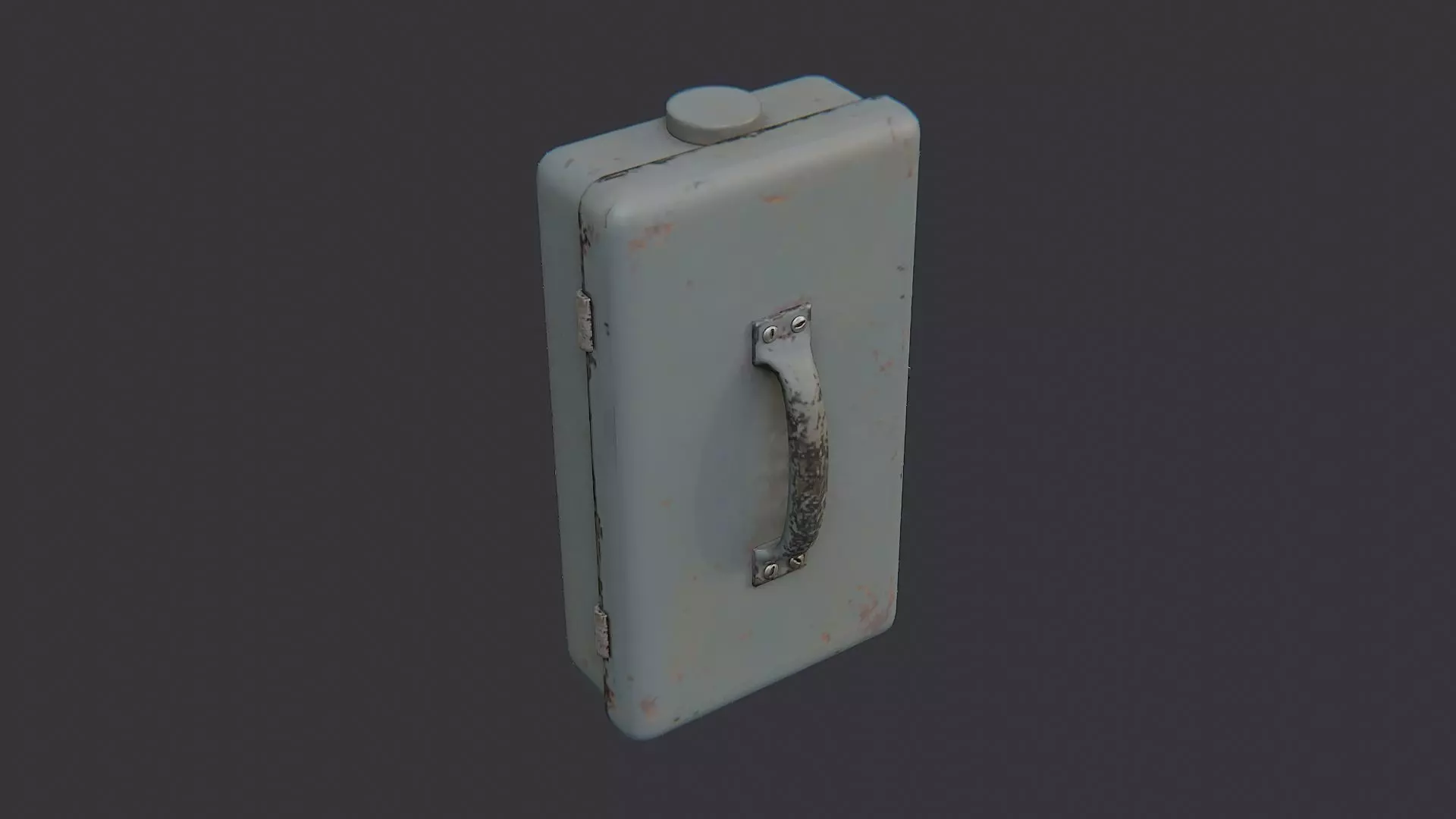 Dun Electric Box Low-poly 3D model_0