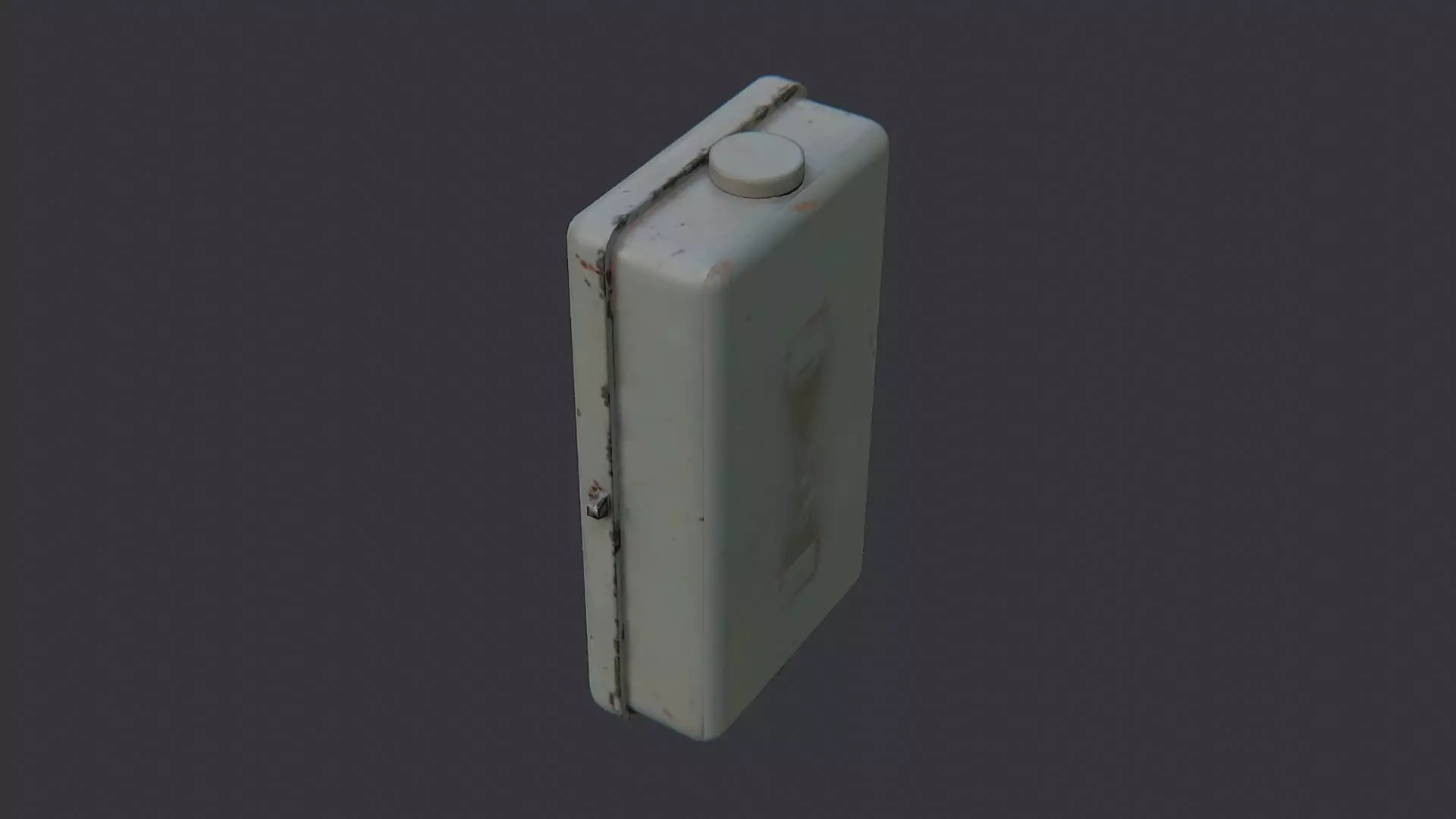 Dun Electric Box Low-poly 3D model_3