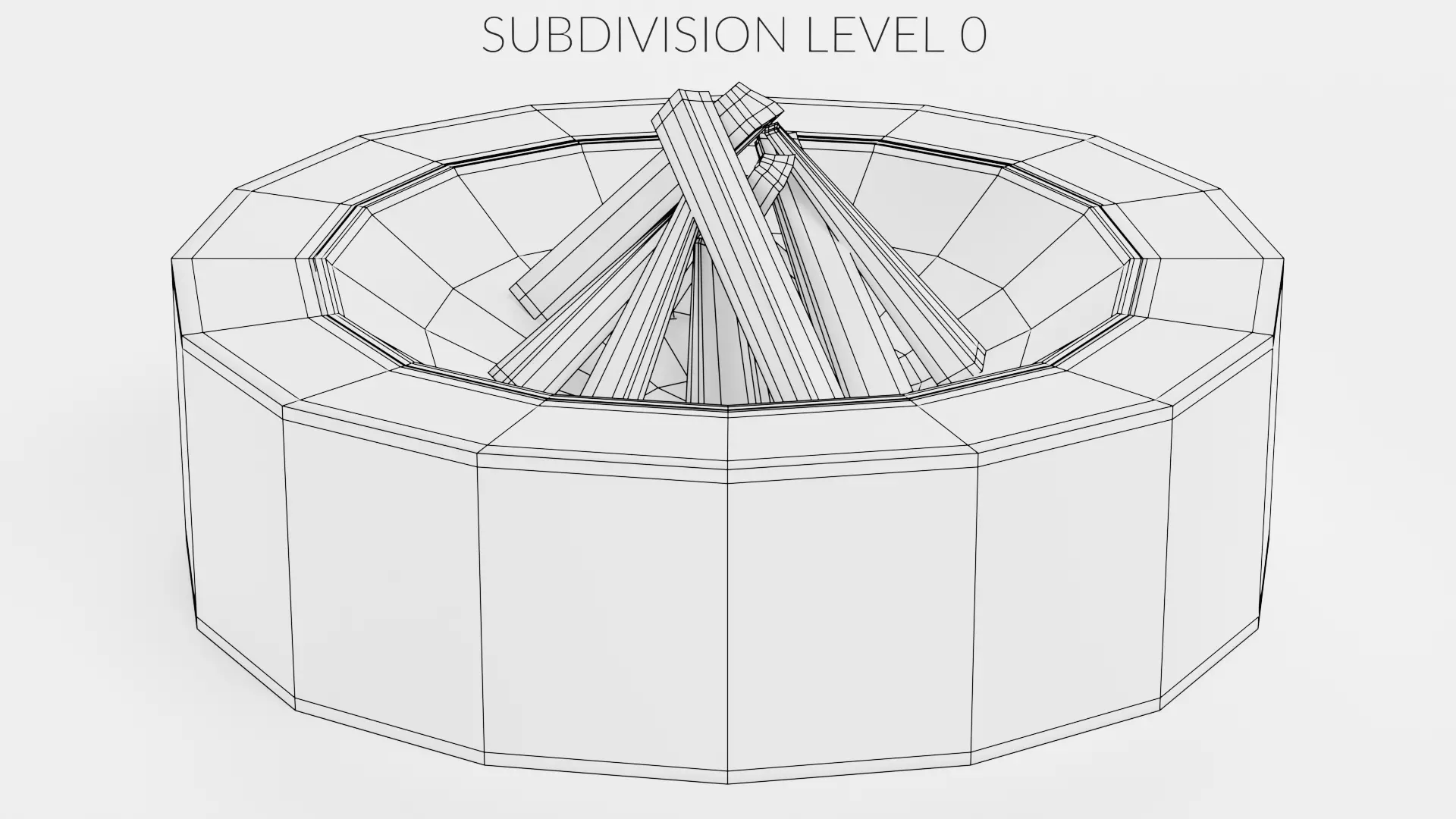 -Fire Pit V3- Low-poly 3D model_7