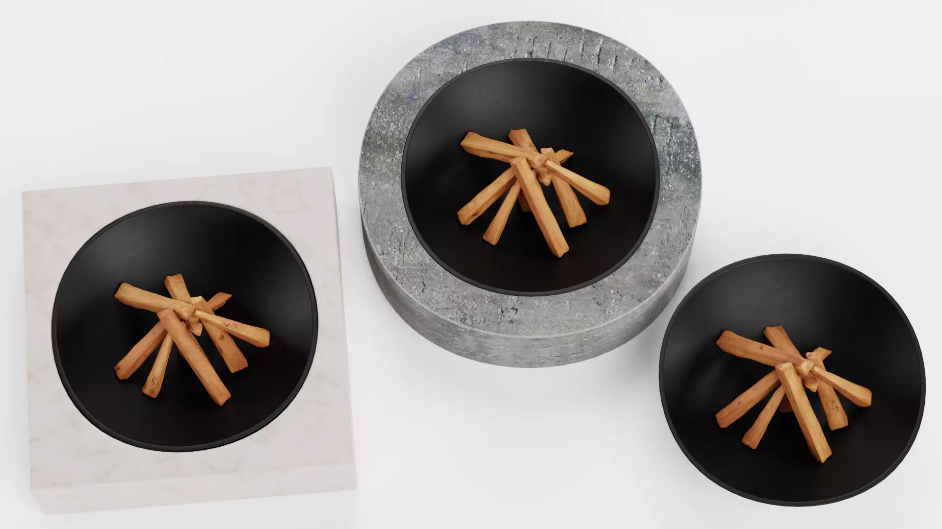 -Fire Pits- Low-poly 3D model_6