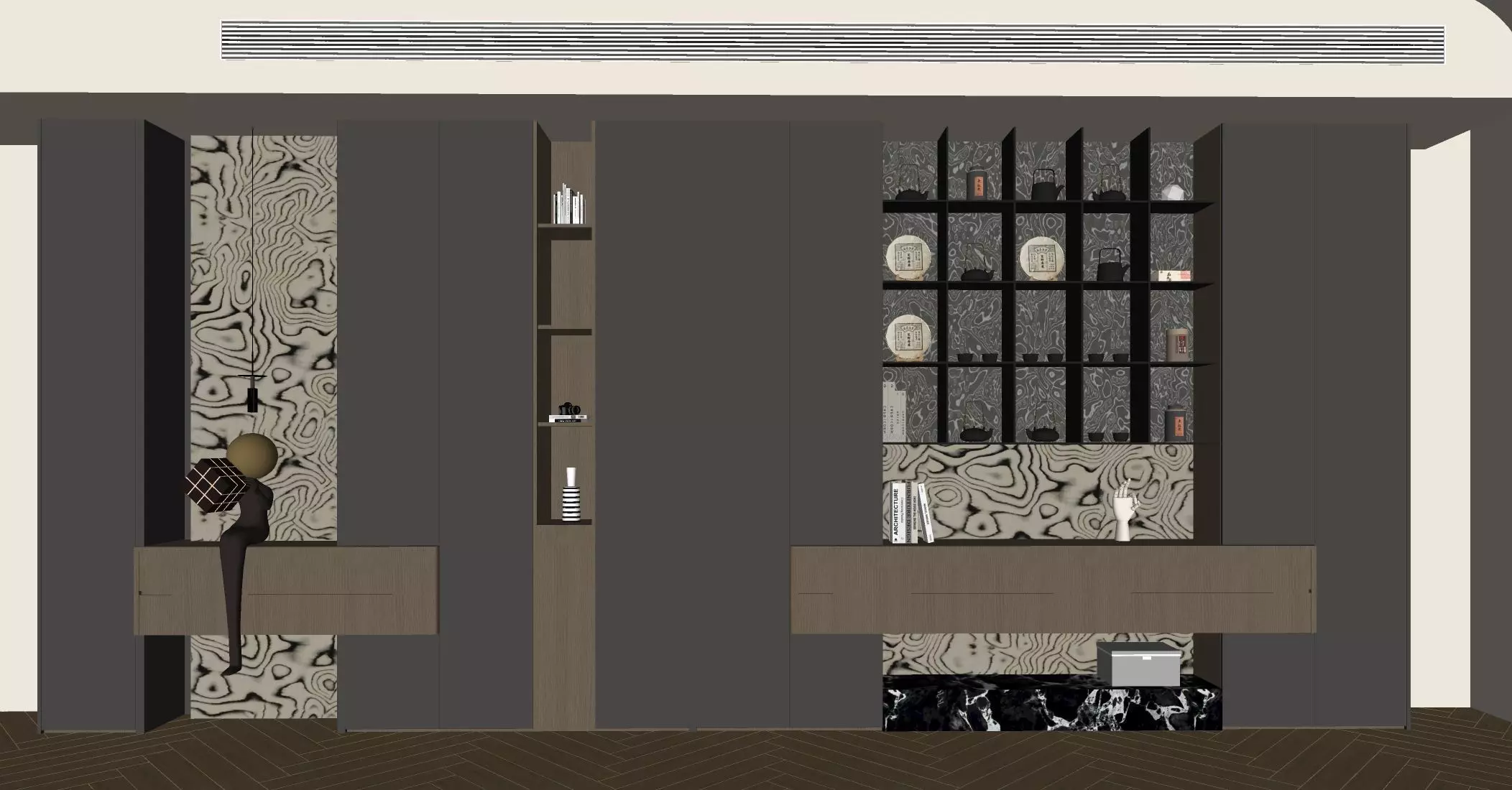  tea cabinet 3D model_4