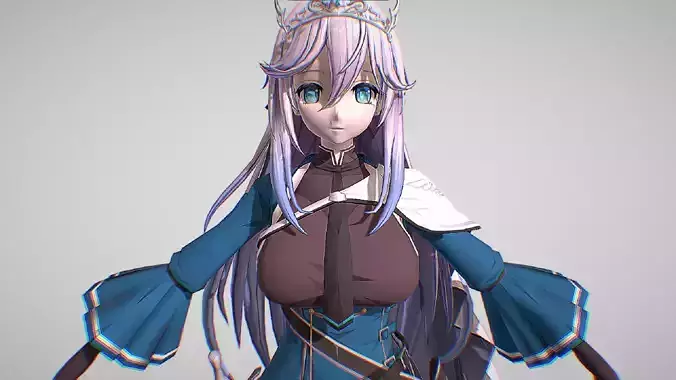 Arua - Queen - Daughter Of Xenox - Soulworker - Cute Anime Girl