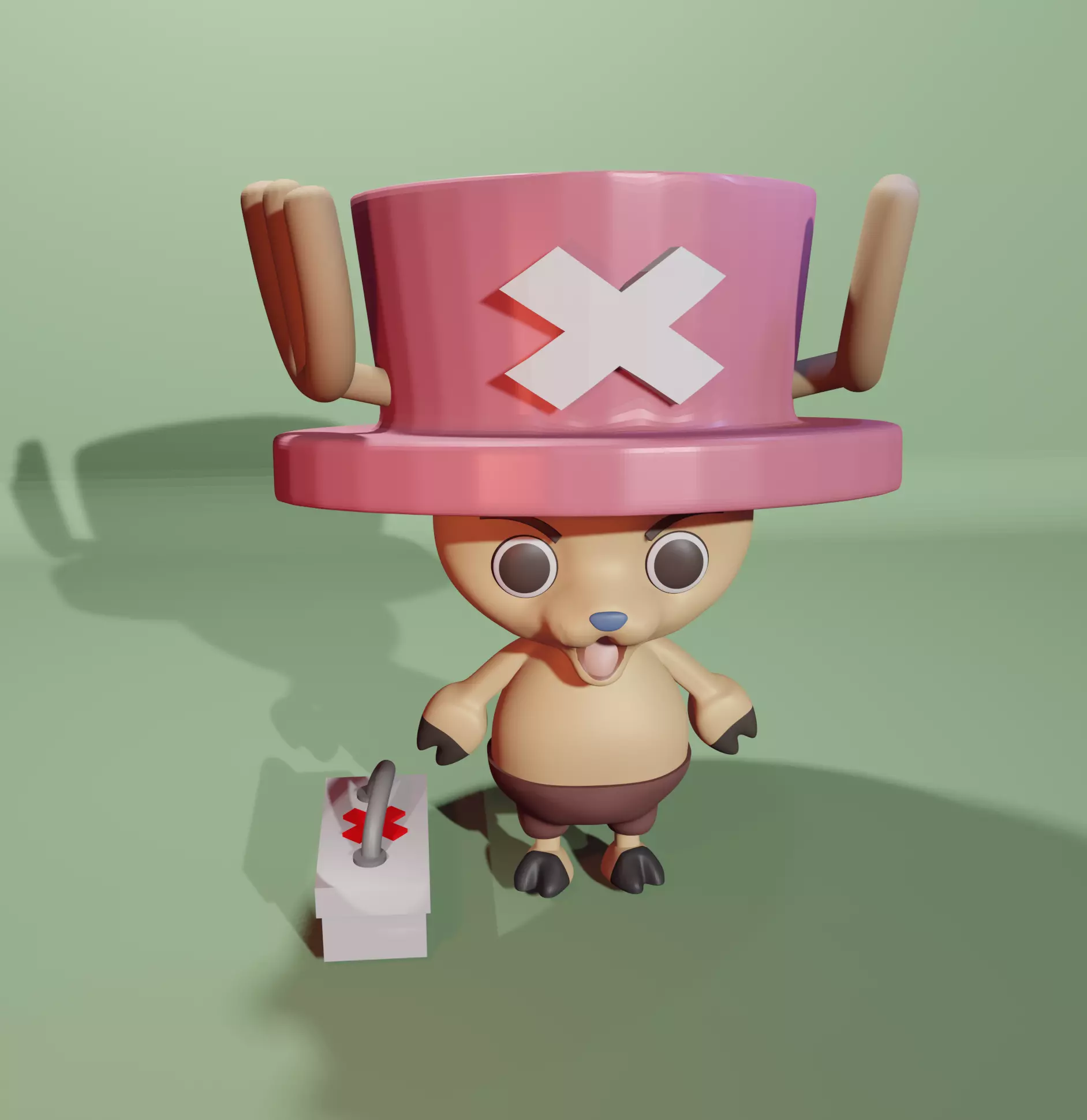 Tony Tony Chopper - One piece cut model 3D print model
