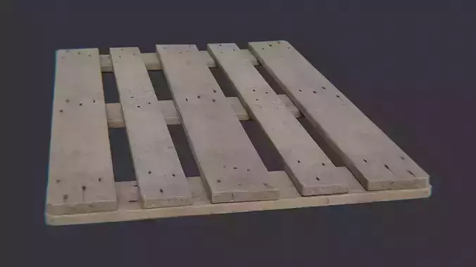 Wooden Pallet Floor Walkway
