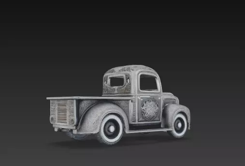 3D Festive Truck Christmas Decoration 3D print model_2