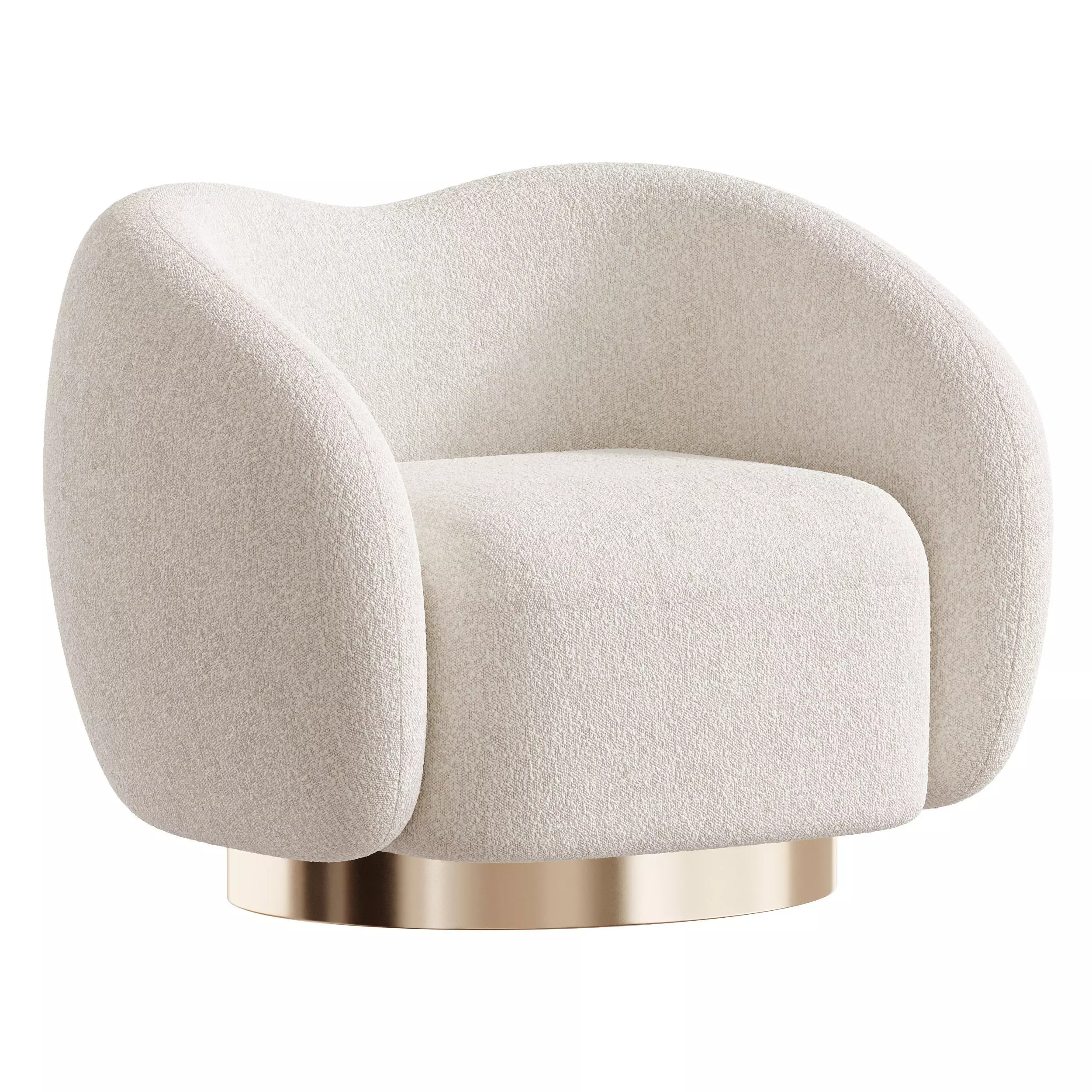 Swivel Chair Diego 3D model