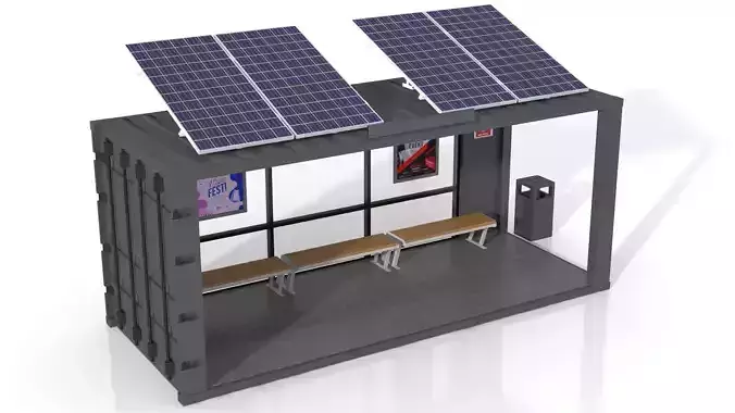 20 Foot Container Bus Stop