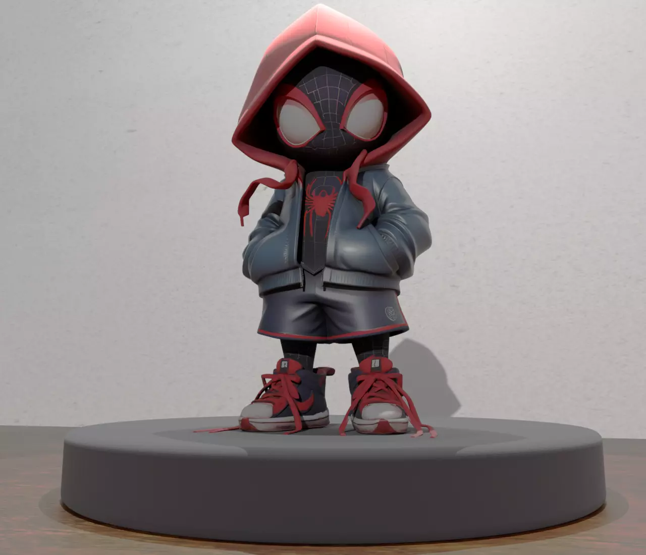 Spider-manUrban Vibes STL - High-Detail 3D Print Model Fan Art 3D print model