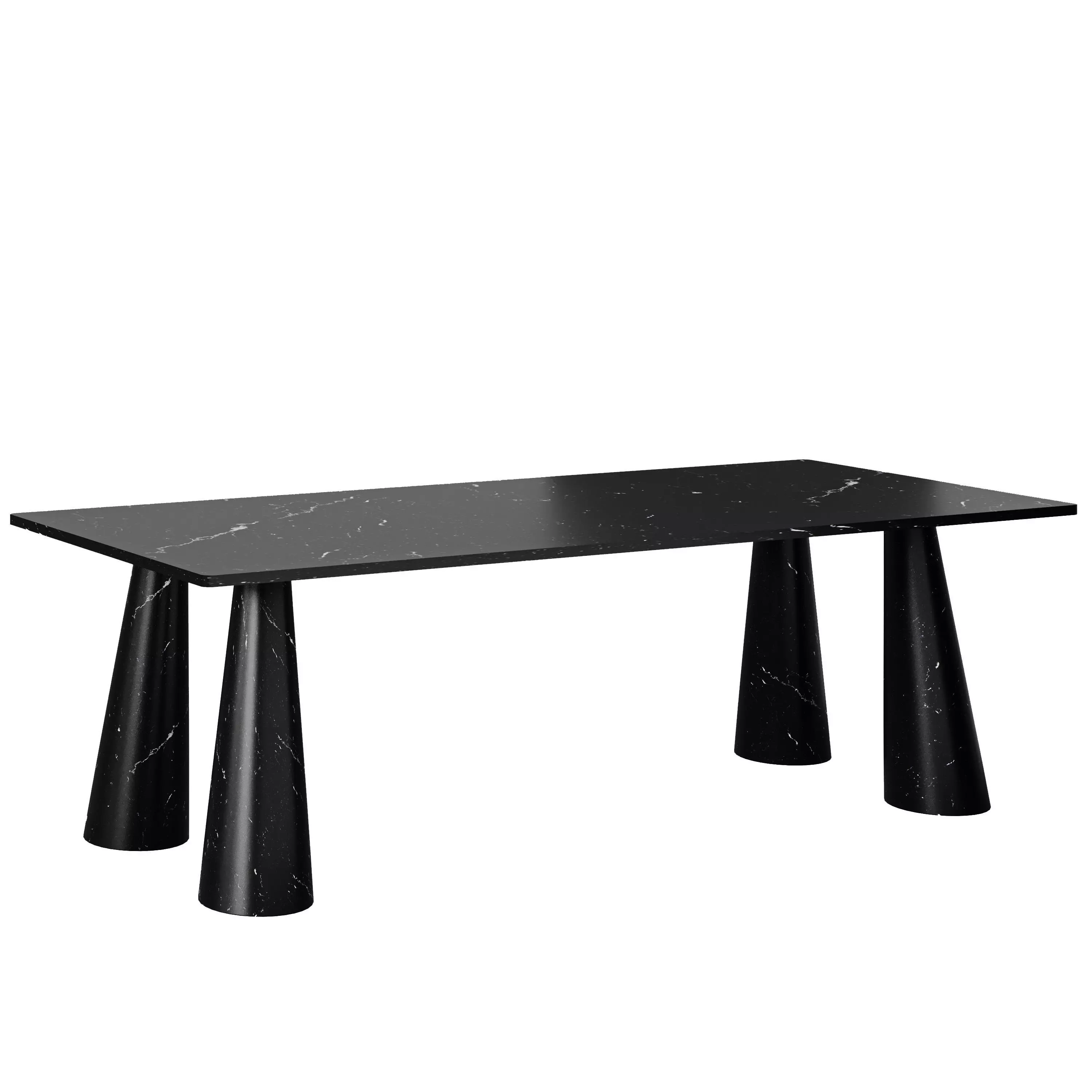 Coffee table Hanabira Low-poly 3D model_1