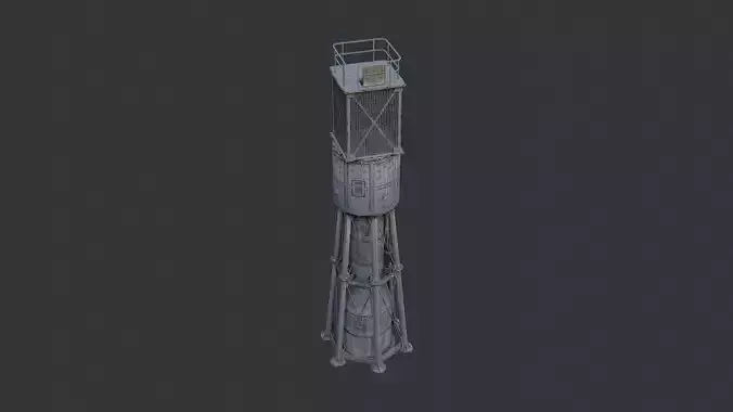 Weathered Lighthouse Tower Exterior