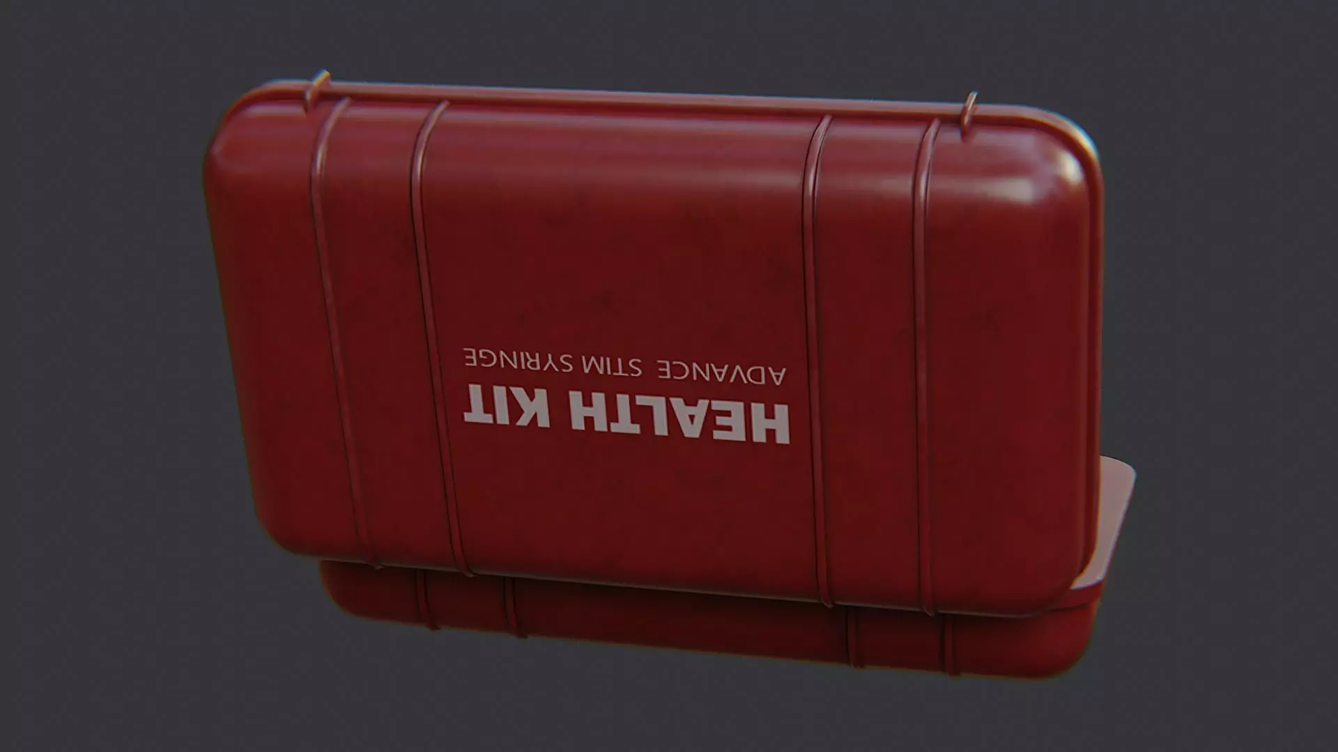 Heal Stim Syringe Kit Low-poly 3D model_1