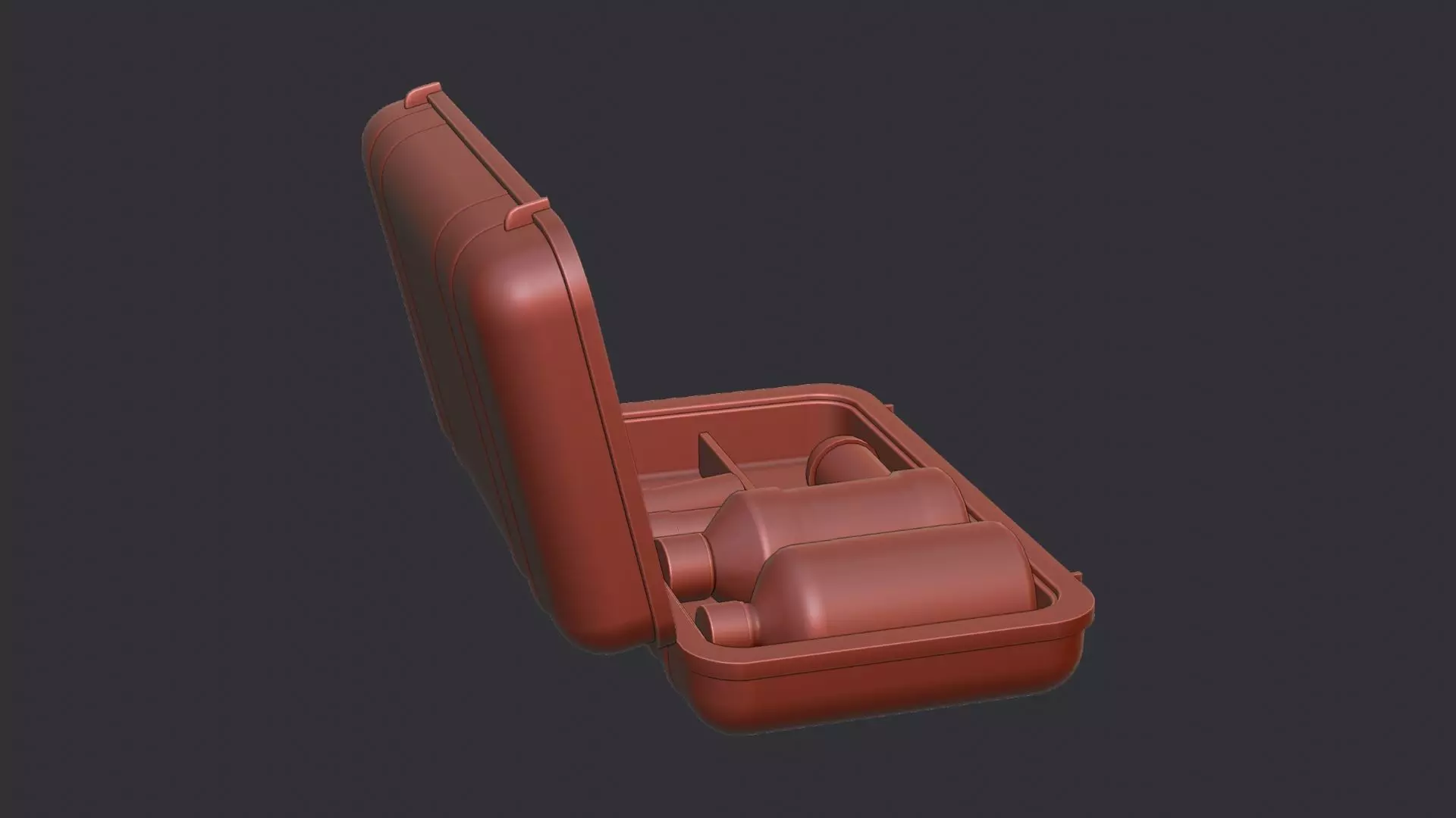 Heal Stim Syringe Kit Low-poly 3D model_6