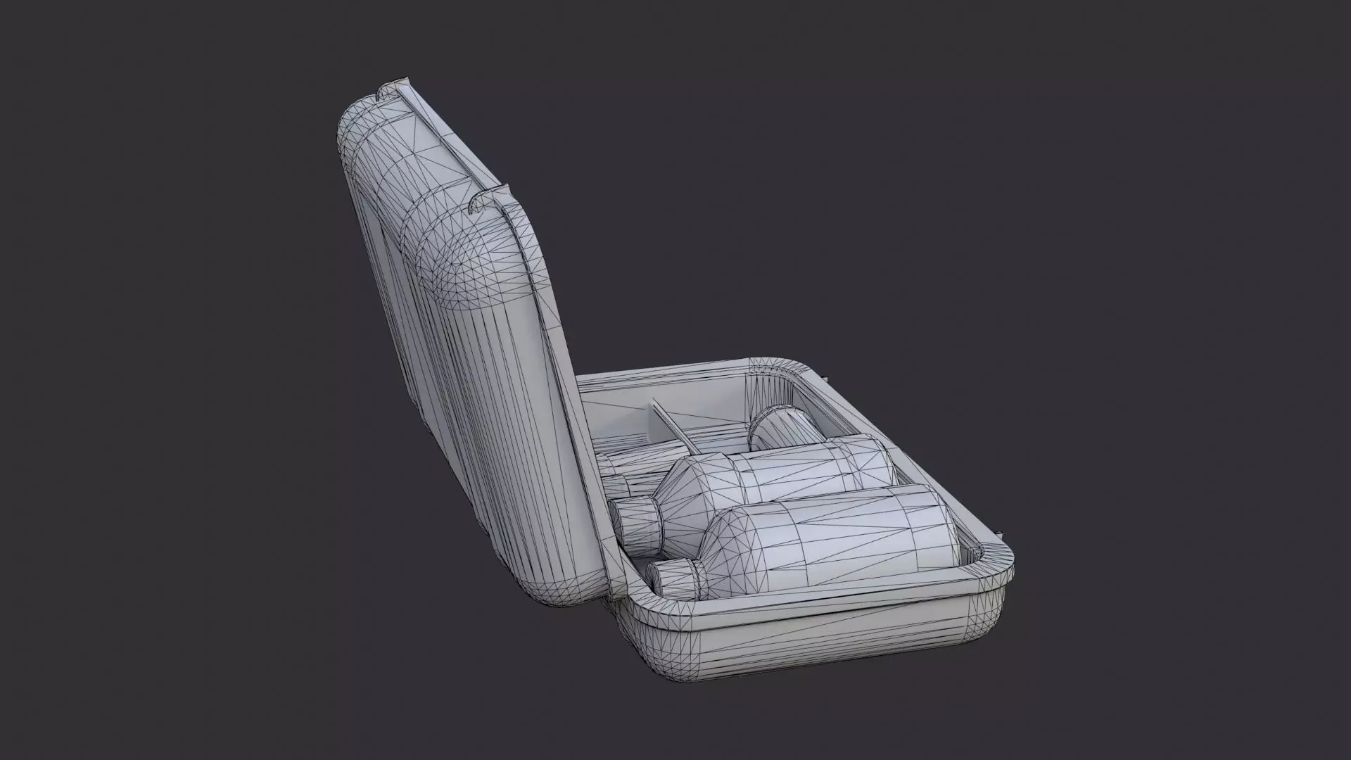 Heal Stim Syringe Kit Low-poly 3D model_7