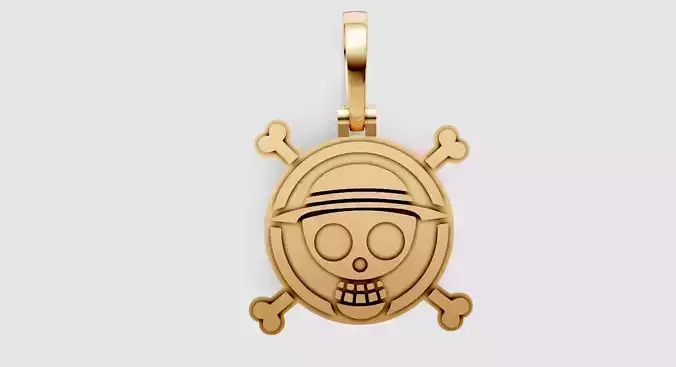 Skull Crossbones Pendant