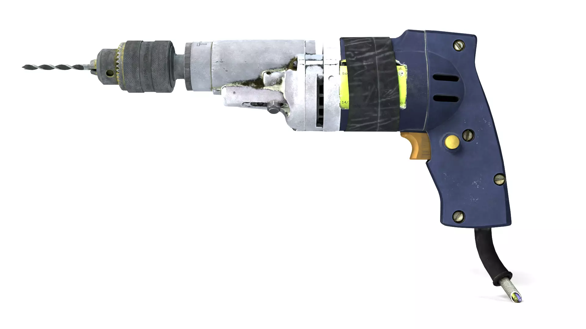 Drill Machine 3D model 3D model_3