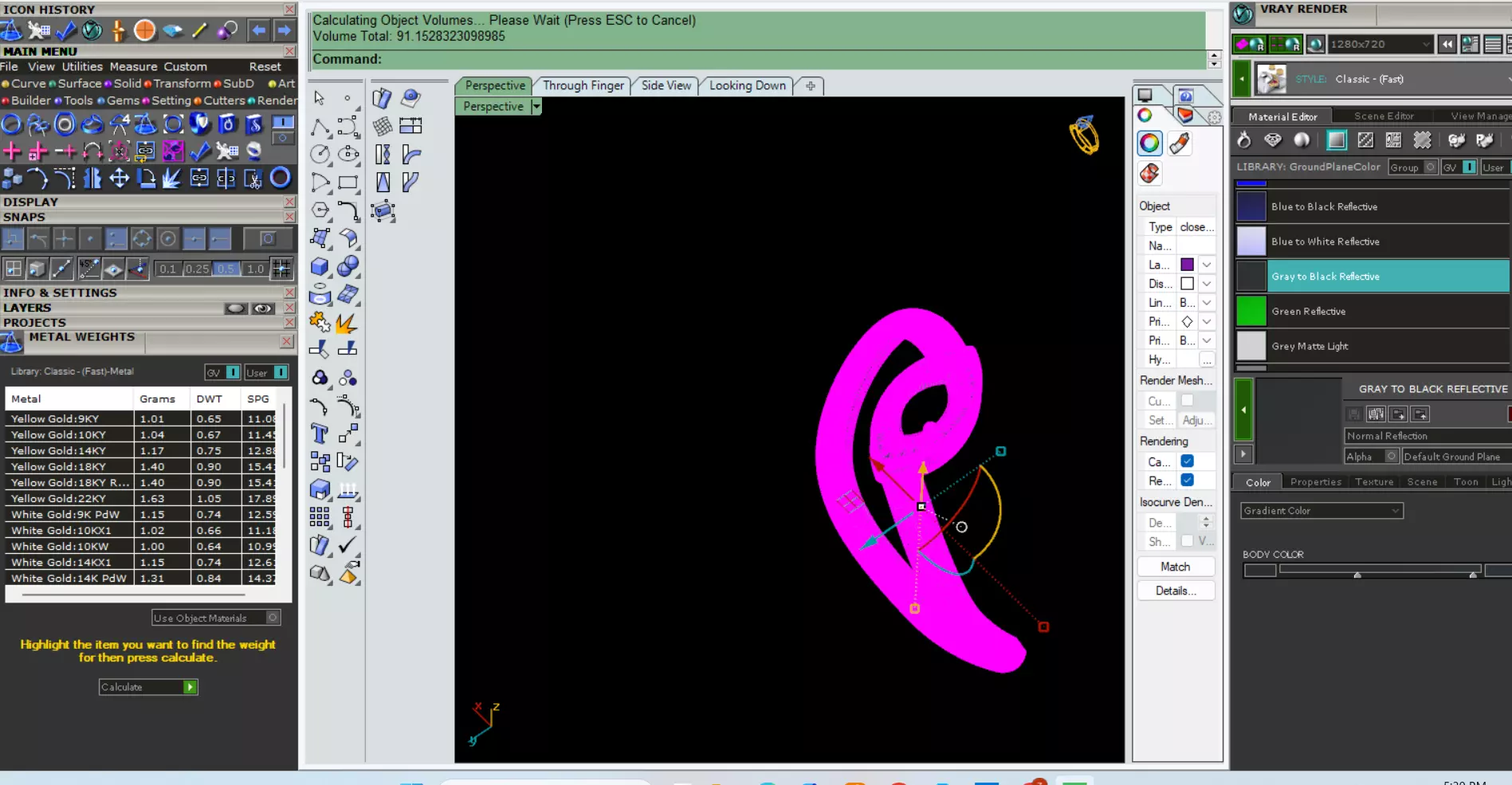 rings 3D print model_11