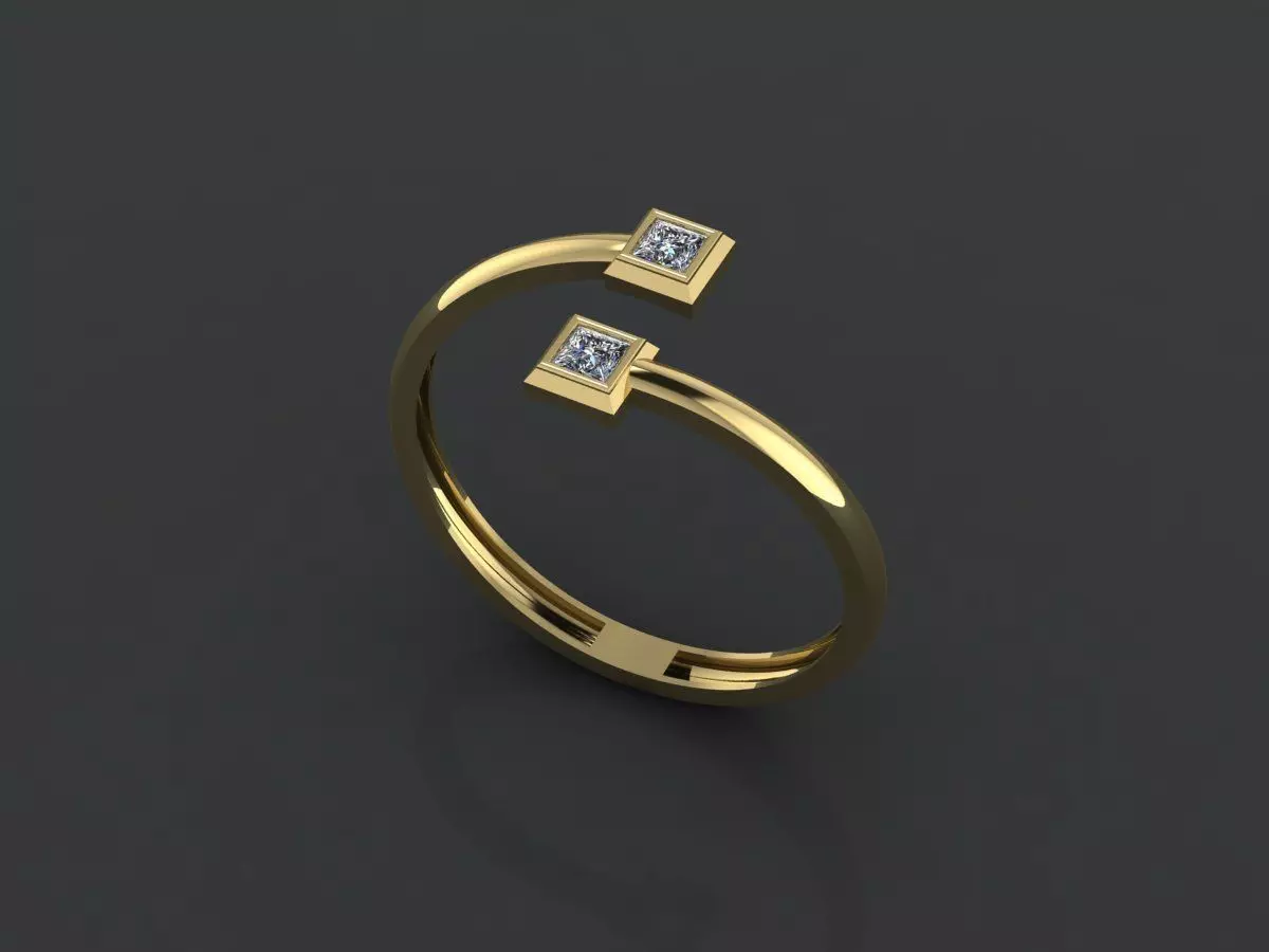 rings 3D print model_7