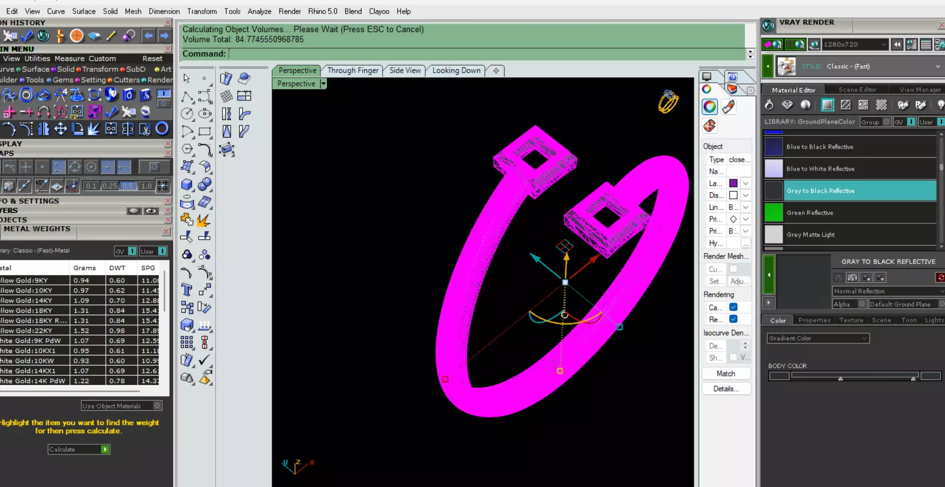 rings 3D print model_12