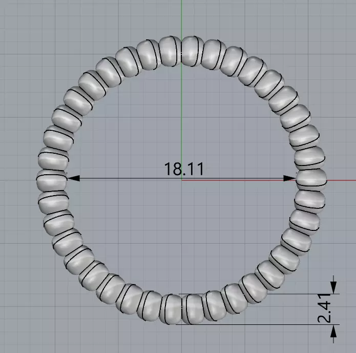 Van Cleef ring with gems 3D print model_5