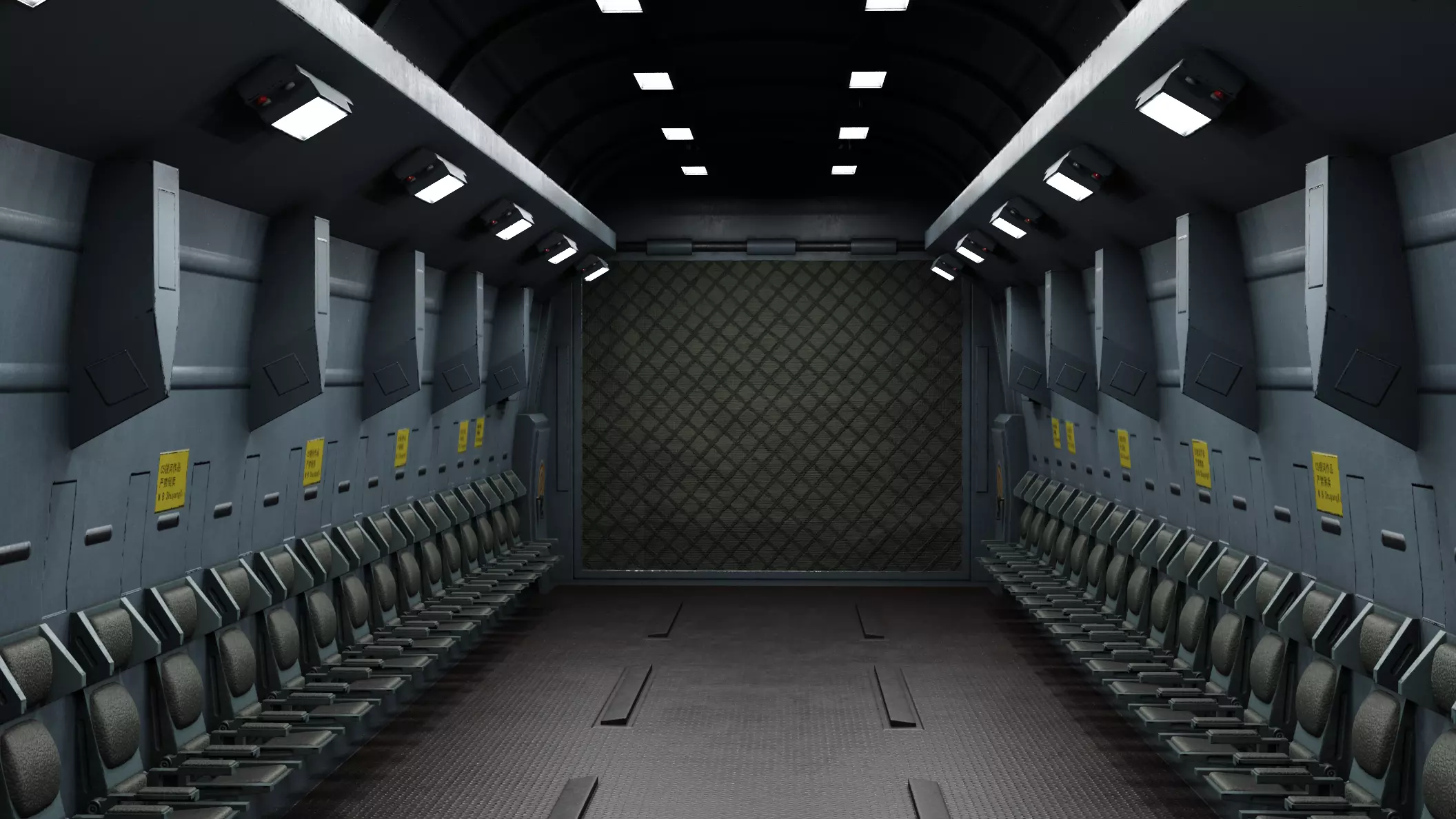 PLAAF Y-20B Transport Aircraft Xian Y20B Yun20 Yun20B 3D model_11