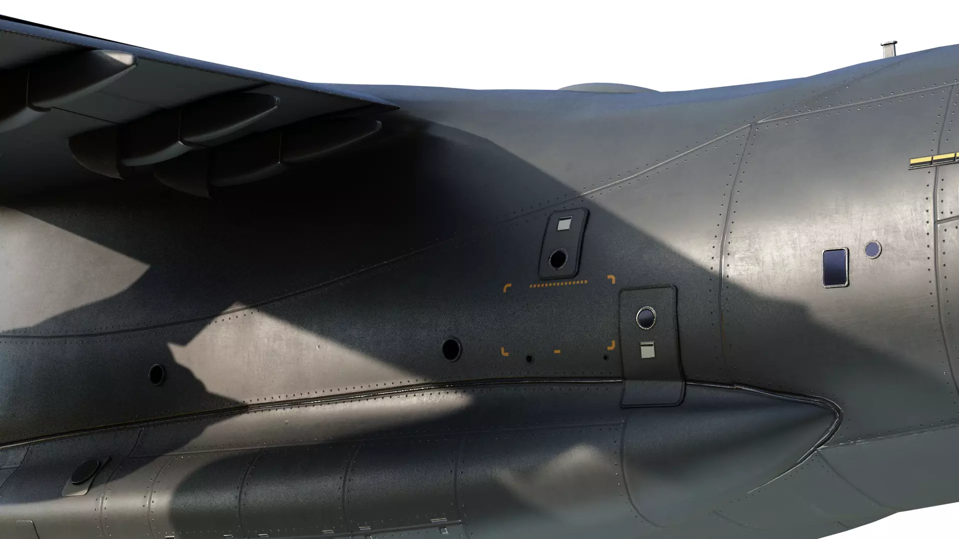 PLAAF Y-20B Transport Aircraft Xian Y20B Yun20 Yun20B 3D model_19