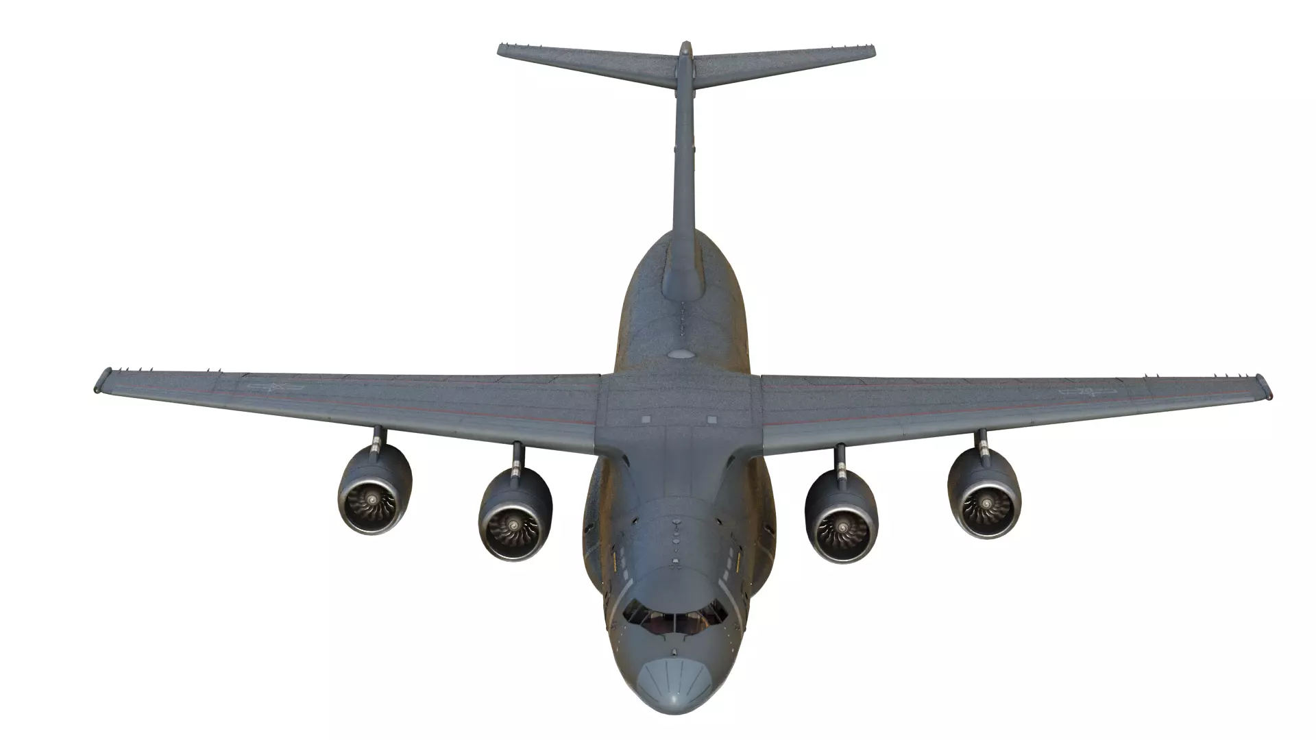 PLAAF Y-20B Transport Aircraft Xian Y20B Yun20 Yun20B 3D model_17