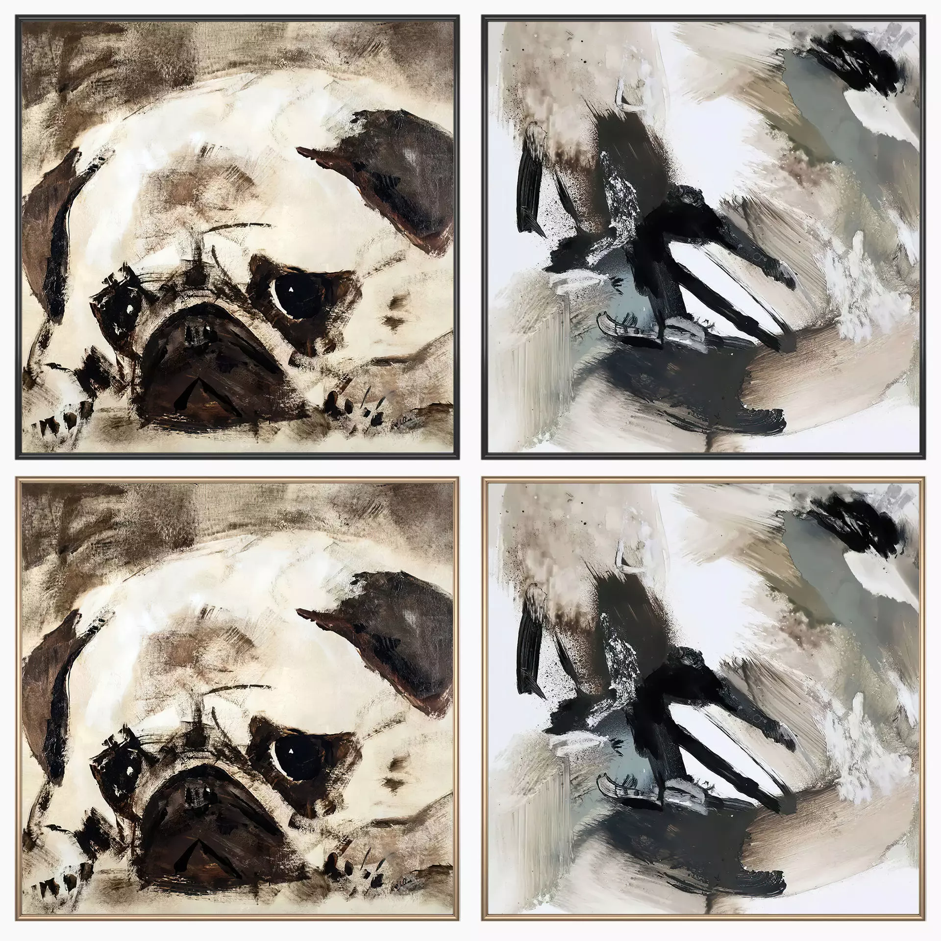 Wall Art Set 4396 3D model_1