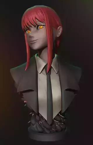 Makima Bust - Chainsaw Man