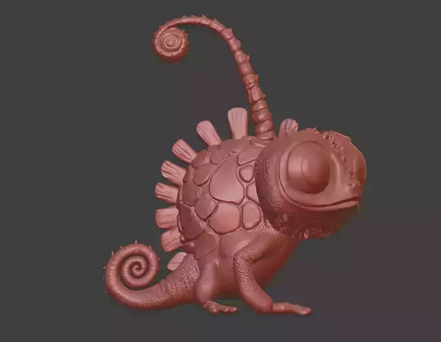 Leopard gecko 3D print model