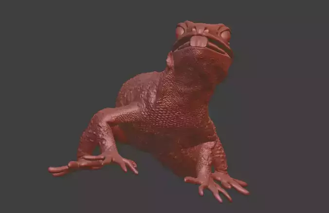 Leopard gecko 3D print model