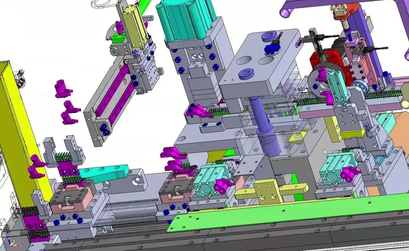 Automatic Terminal Cutting Bending and Crimping Machine 3D model_15