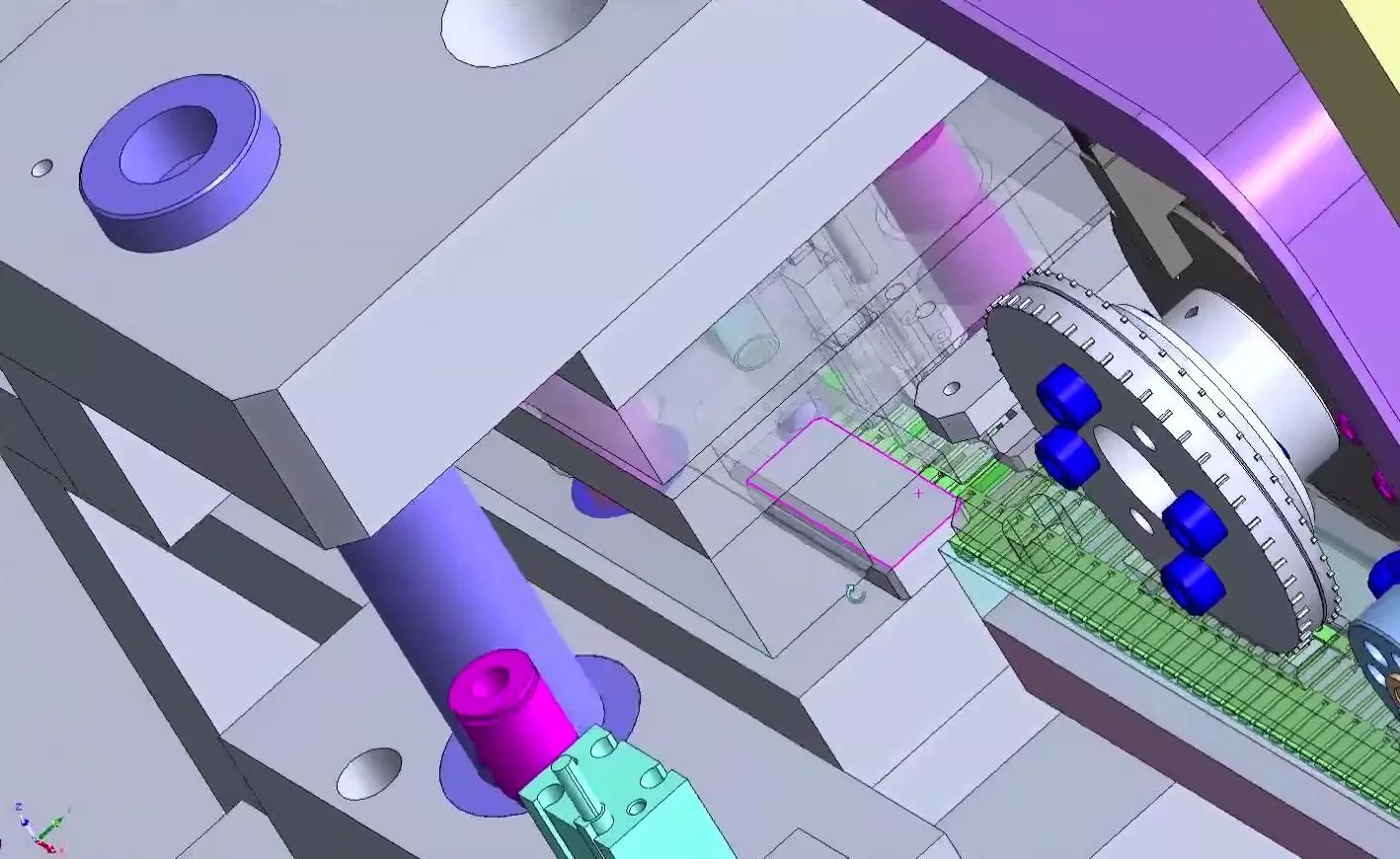 Automatic Terminal Cutting Bending and Crimping Machine 3D model_7