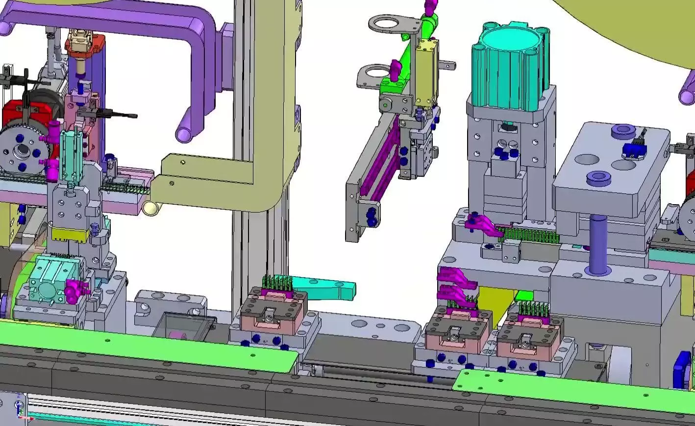 Automatic Terminal Cutting Bending and Crimping Machine 3D model_25