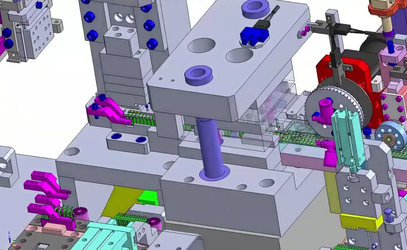 Automatic Terminal Cutting Bending and Crimping Machine 3D model_6