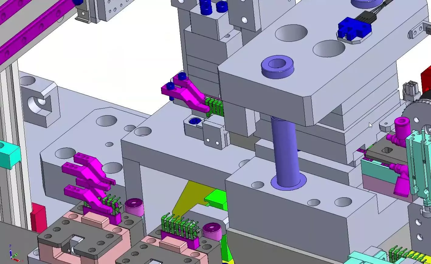 Automatic Terminal Cutting Bending and Crimping Machine 3D model_23